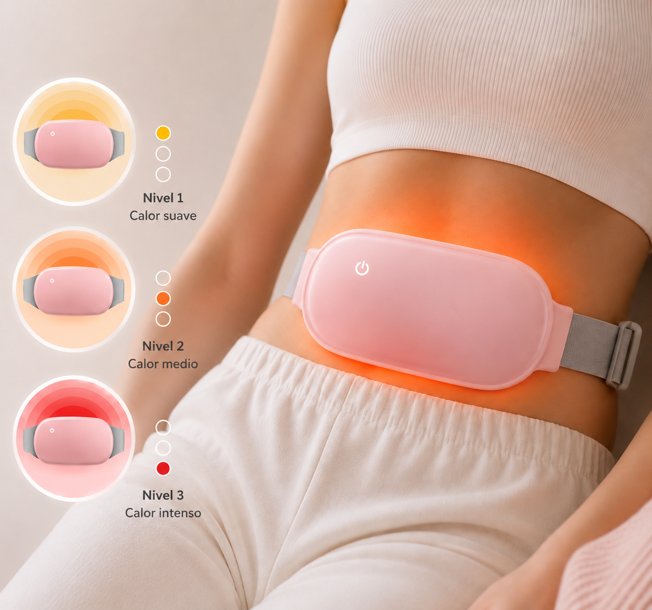 Cinturón Térmico para el Alivio Menstrual